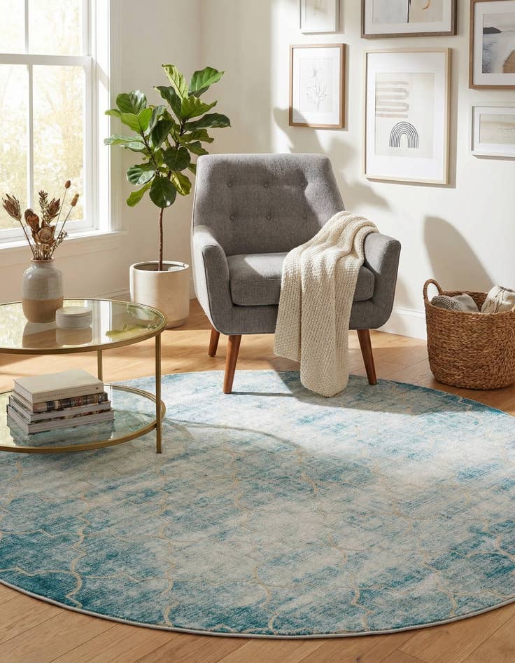 Detail image of 7' 10 x 7' 10 Uptown Lincoln Center Round Rug