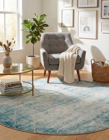 Jill Zarin 7' 10 x 7' 10 Uptown Lincoln Center Round Rug