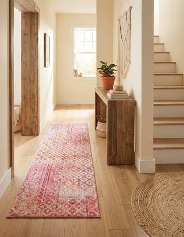Pink Prism Runner Rug