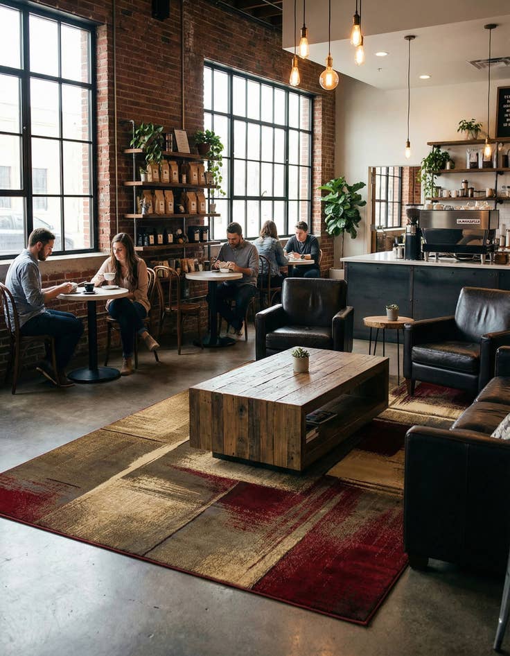 Detail image of 10' x 14' 1 Coffee Shop Rug