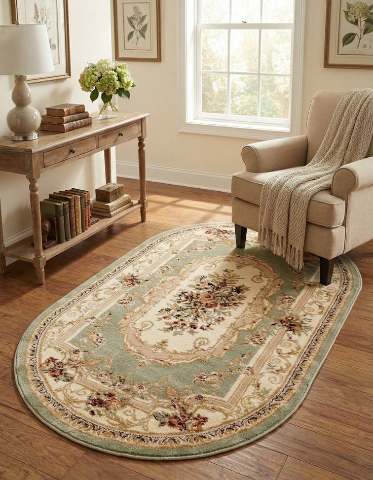 Detail image of  3' x 5' 3 Chateau Oval Rug