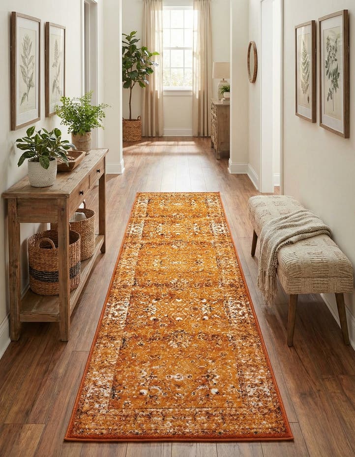 3' x 9' 10 Ankara Runner Rug