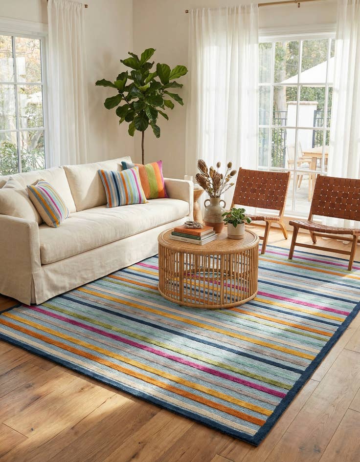 Detail image of 9' x 12'  Washable Aruba Indoor / Outdoor Rug
