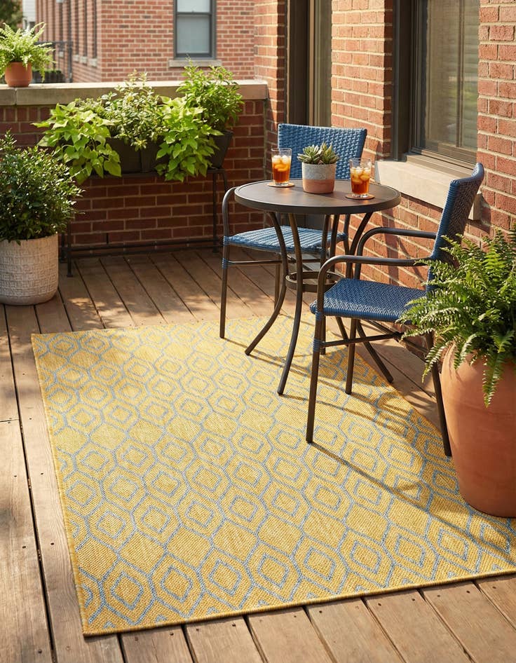 Detail image of  2' x 3'  Washable Jill Zarin Turks and Caicos Indoor / Outdoor Rug