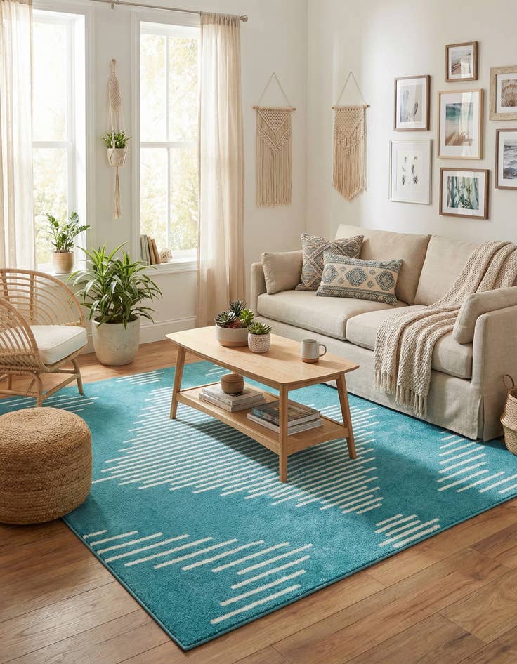 Detail image of  7' x 7' Kai Square Rug