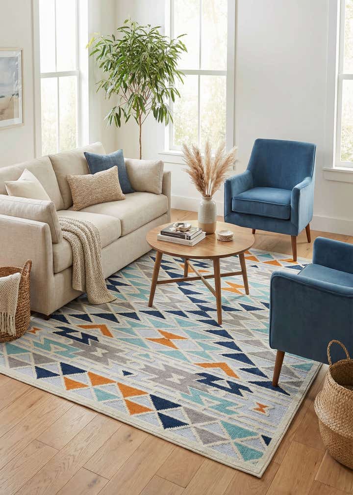 6' x 9' Easy-Clean Aruba Indoor / Outdoor Rug