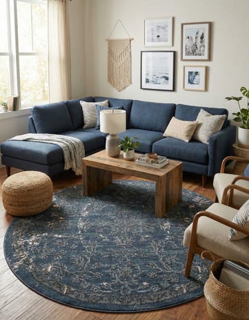 5' 3 x 5' 3 Oregon Round Rug