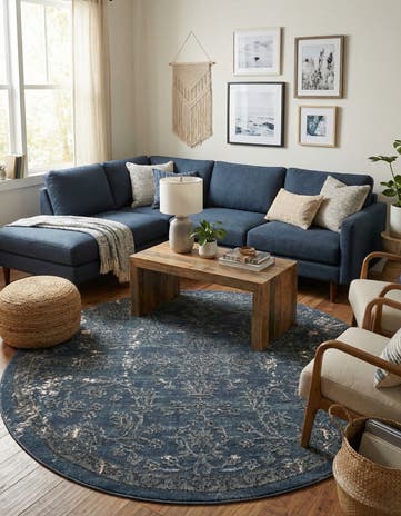 5' 3 x 5' 3 Oregon Round Rug
