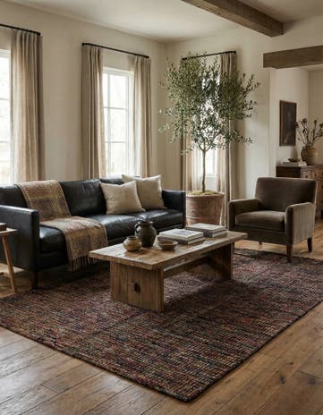 5' 5 x 7' 8 Hand Knotted Darya Wool Rug