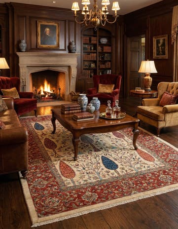 5' 1 x 7' 6 Ariana Ziegler Wool Rug