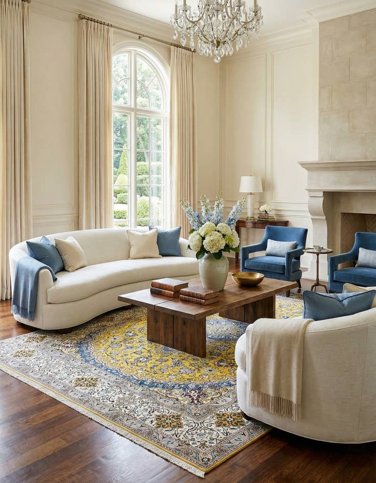 Detail image of 9' 6 x 12' 10 Nain Rug