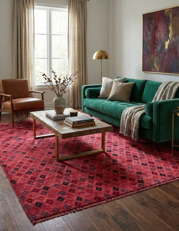 5' x 6' 10 Hand Knotted Darya Wool Rug