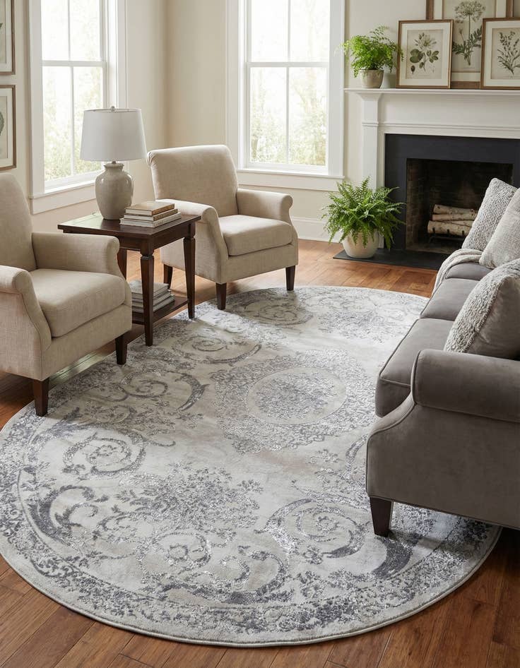 Detail image of 5' 3 x 8' Finsbury Oval Rug