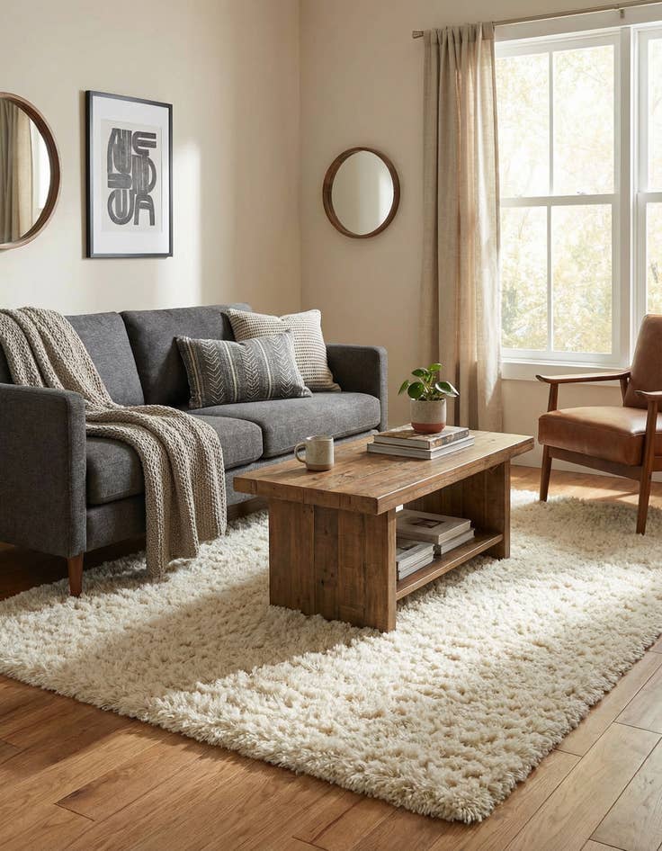 Detail image of  4' x 6' Infinity Shag Rug