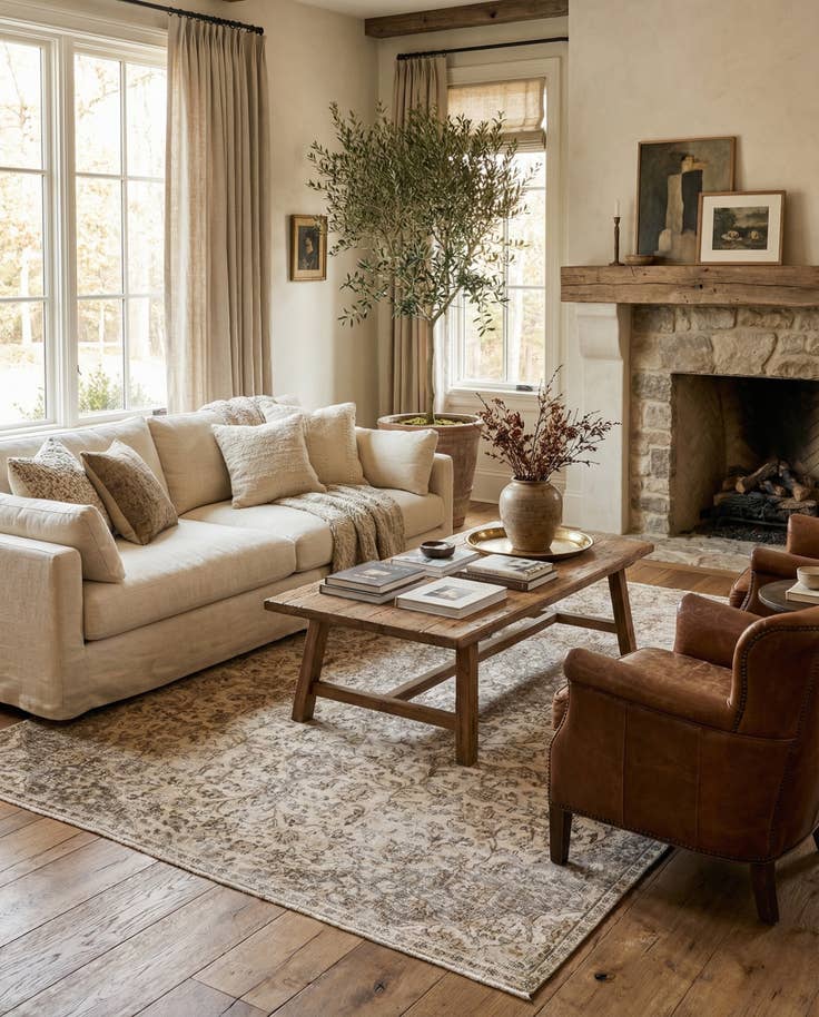 Detail image of 6' 7 x 9' 6 Hand Knotted Ultra Vintage Persian Wool Rug