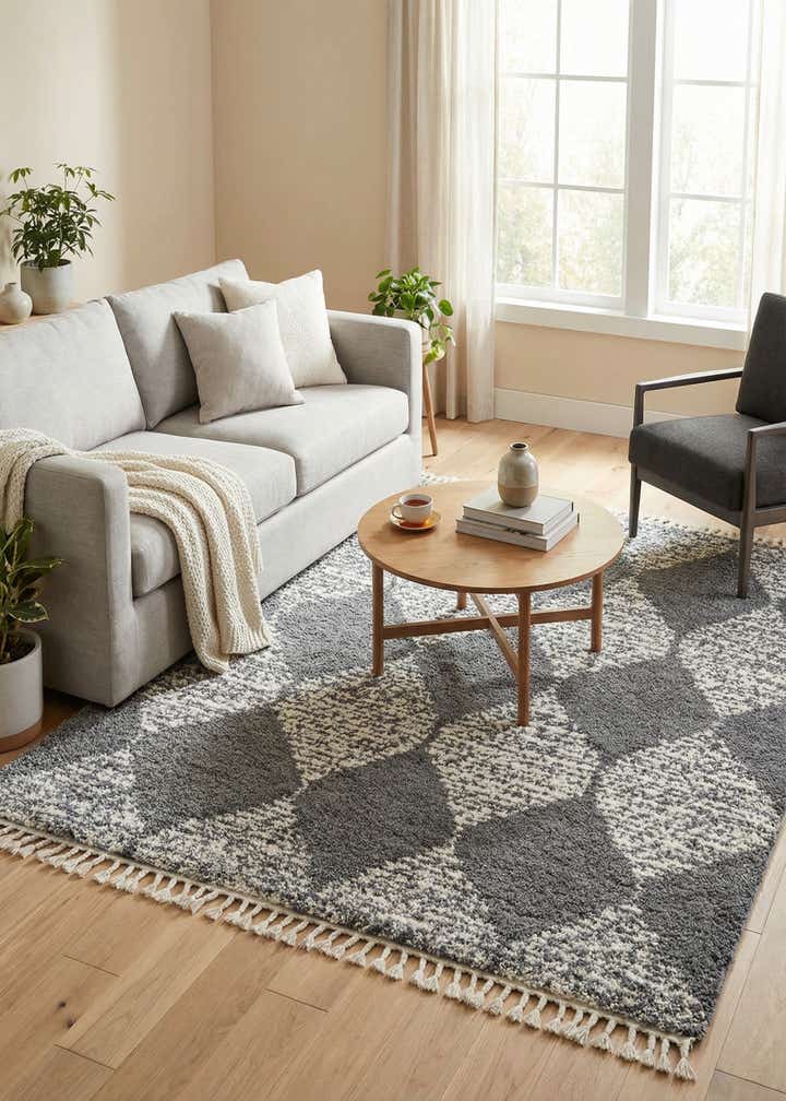 7' 10 x 7' 10 Serenity Shag Square Rug