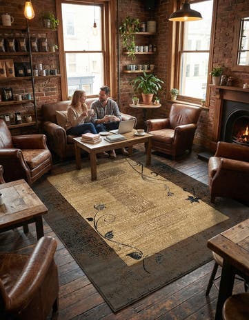 9' x 12' Cafe Rug