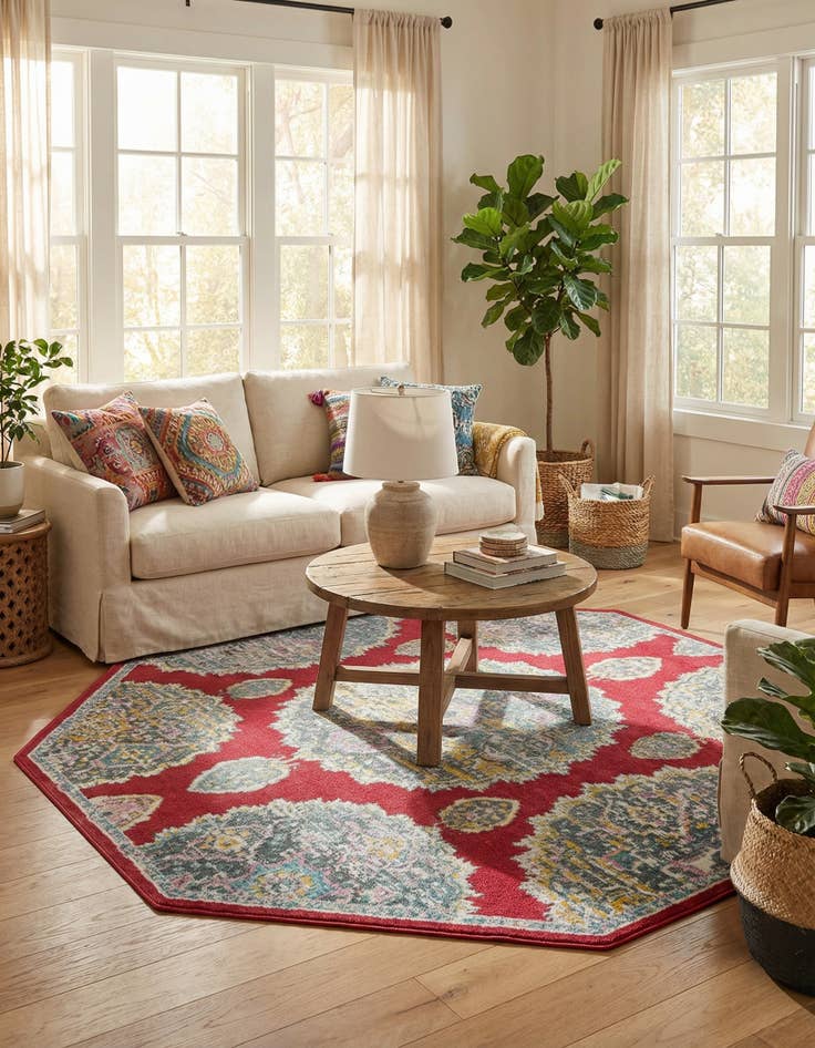 Detail image of 6' x 6' Paragon Octagon Rug