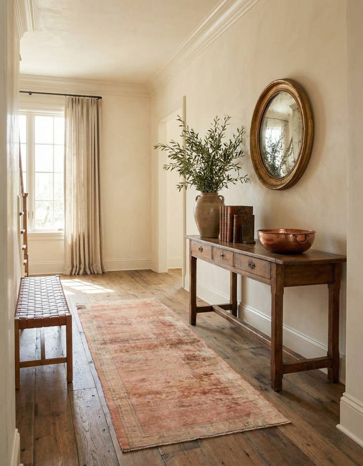 Detail image of  3' 6 x 10' 5  Hand Knotted Ultra Vintage Persian Wool Runner Rug