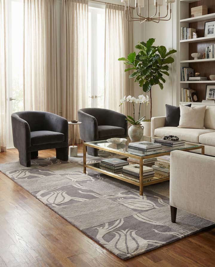 6' 9 x 10' 1 Hand Knotted Darya Wool Rug