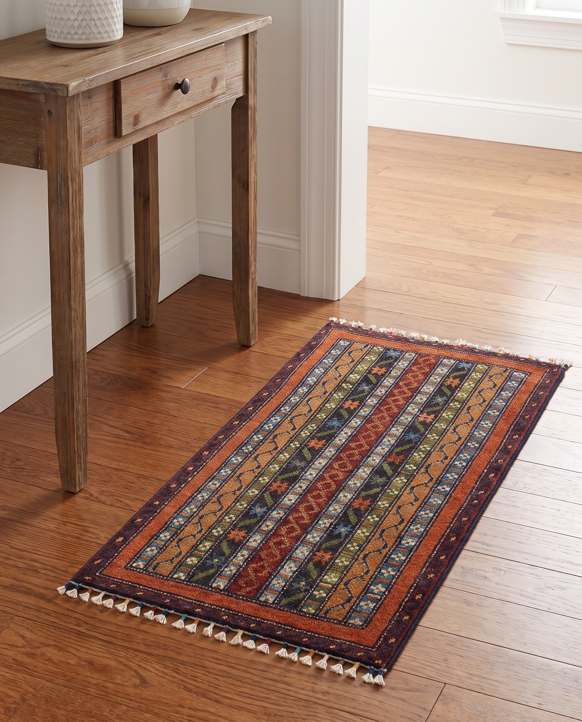 1' 8 x 3' 4 Hand Knotted Kazak Rug