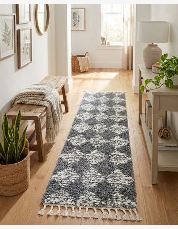2' x 8' Serenity Shag Runner Rug