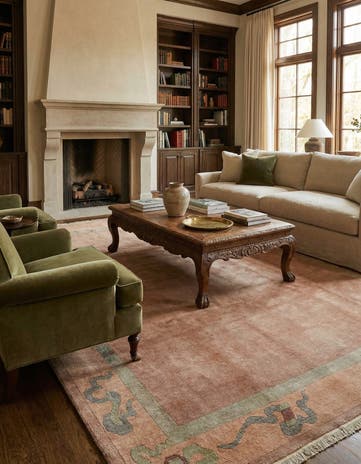 8' 4 x 11' 6 Hand Knotted Tibet Wool Rug