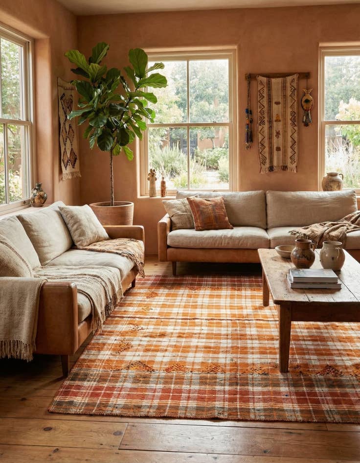 Detail image of 5' 2 x 6' 10 Jajim Rug