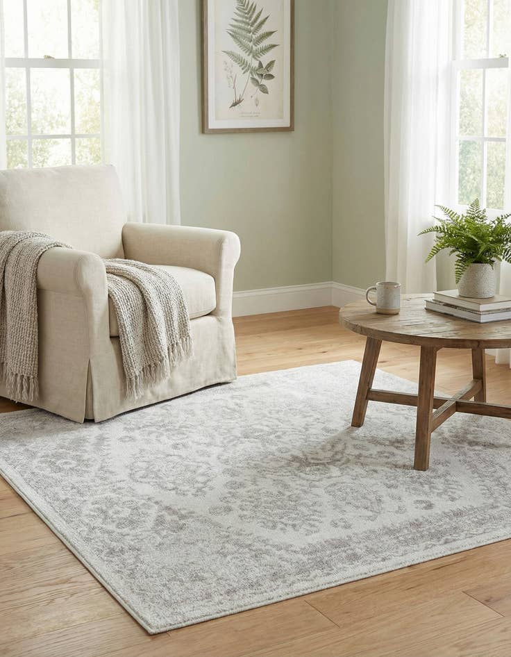 Detail image of 4' x 4' Oxford Square Rug