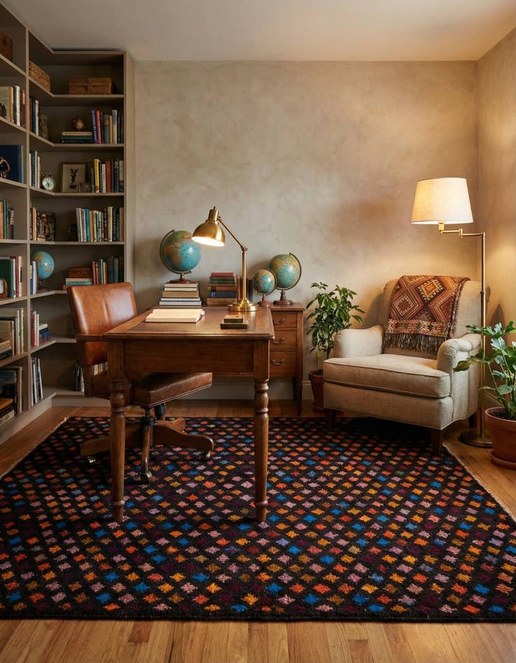 Detail image of 3' 10 x 6' 2  Hand Knotted Balouch Wool Rug