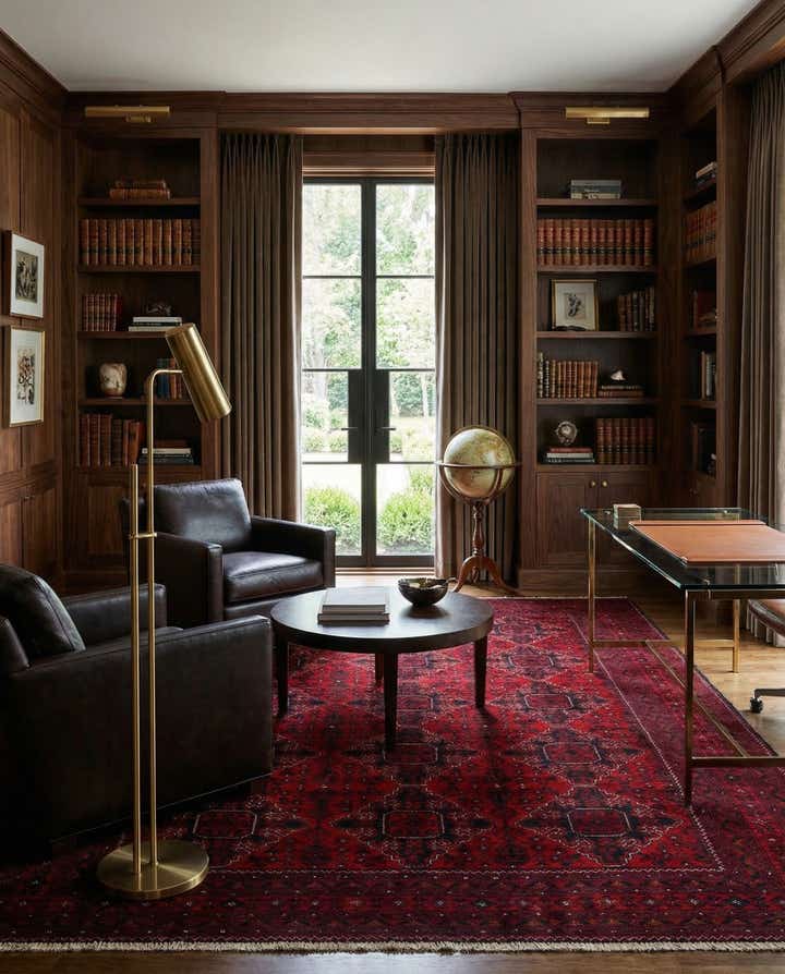 6' 6 x 9' 7 Hand Knotted Khal Mohammadi Wool Rug