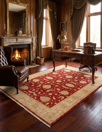 5' 8 x 7' 9 Ziegler Wool Rug