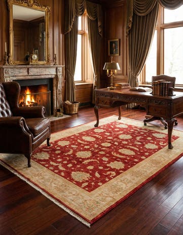 5' 8 x 7' 9 Ziegler Wool Rug
