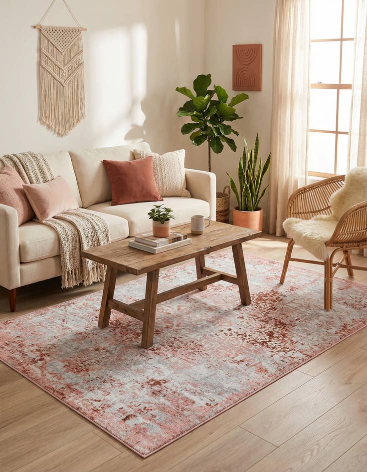 Detail image of 4' x 6' Kamala Washable Rug