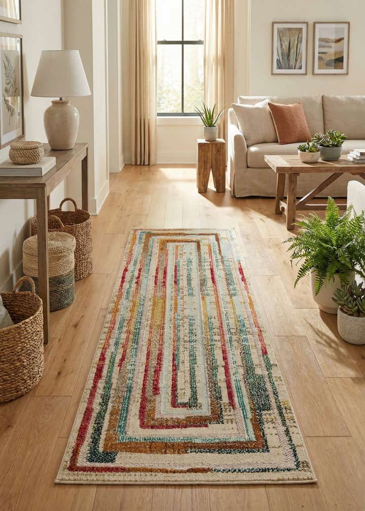 2' x 6' Easy-Clean Casablanca Indoor / Outdoor Runner Rug