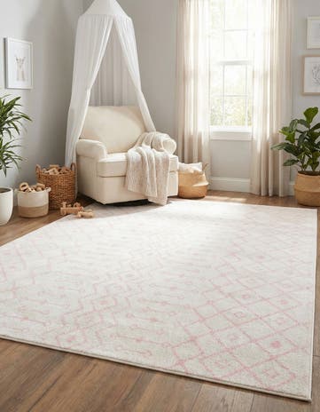 9' x 12' Moroccan Trellis Rug