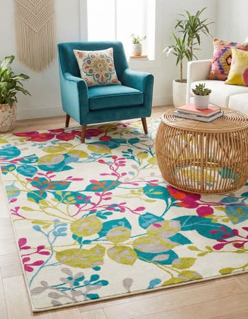 Ivory Azalea Rug
