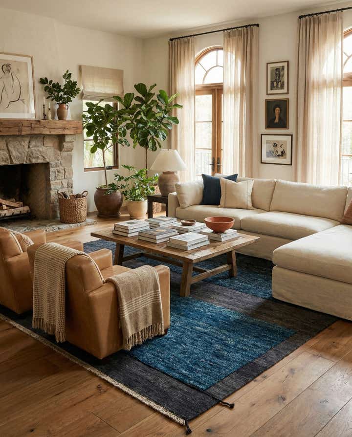 9' 4 x 11' 7 Hand Knotted Moroccan Wool Rug