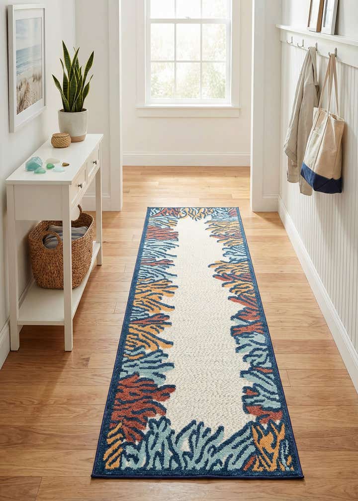 2' x 8' Easy-Clean Belize Indoor / Outdoor Runner Rug