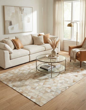 5' x 8' 1 Cowhide Stocks Rug