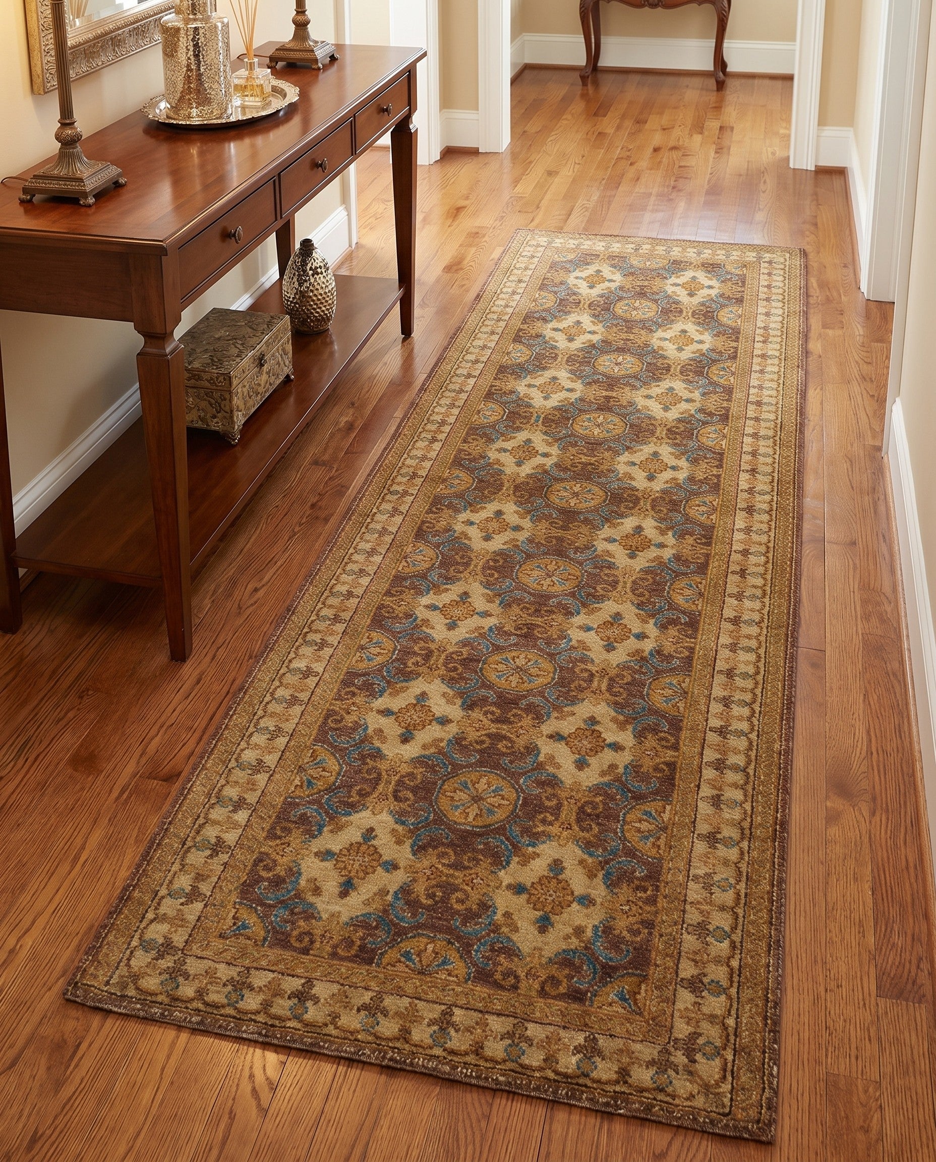 2' 8 x 8' 2 Hand Knotted Pershawar Ziegler Runner Rug