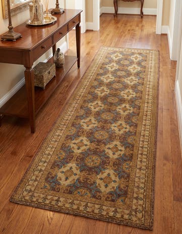 2' 8 x 8' 2 Hand Knotted Pershawar Ziegler Runner Rug