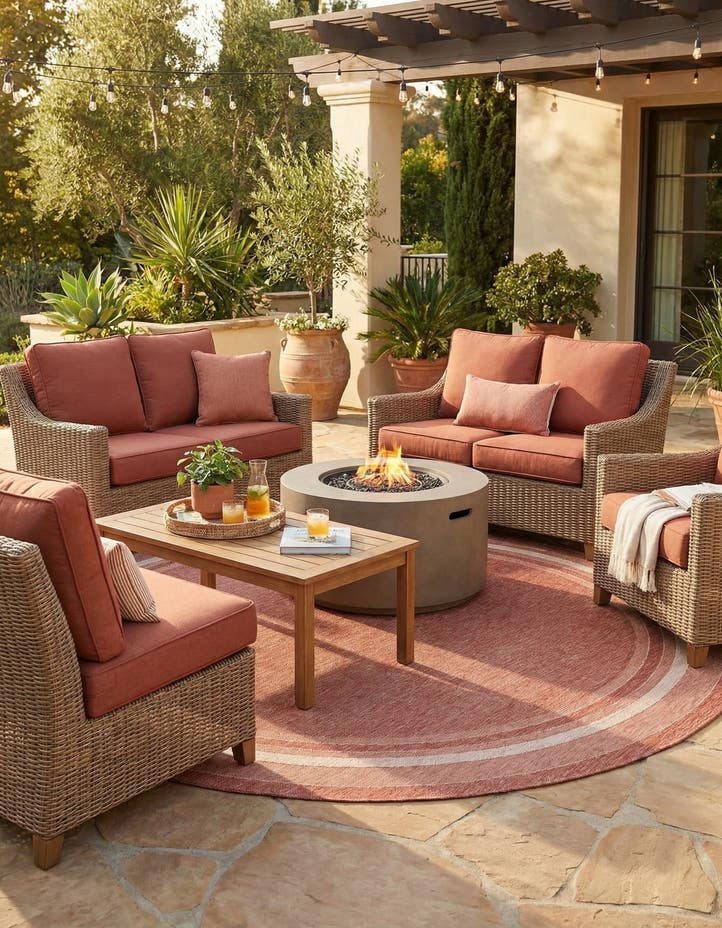 13' x 13' Easy-Clean Border Indoor / Outdoor...