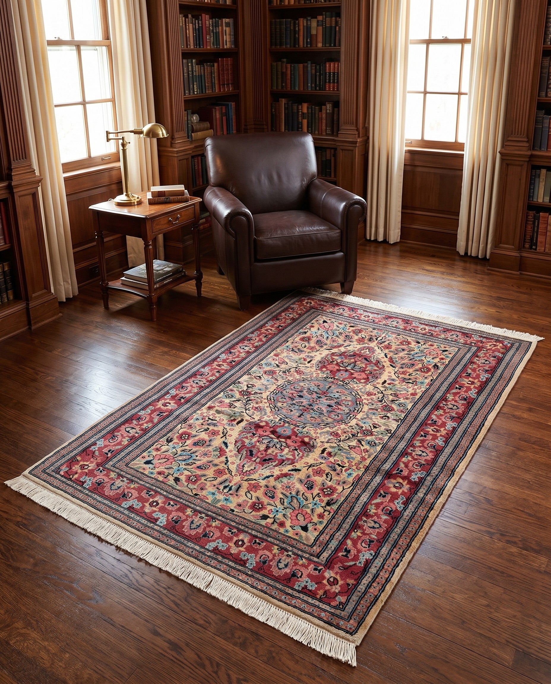 4' 4 x 6' 2 Hand Knotted Bokhara Oriental Rug