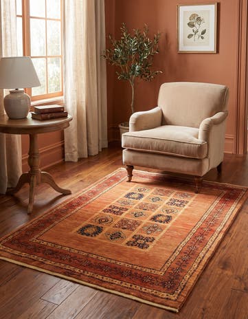 3' 7 x 5' 1 Kashkuli Wool Rug