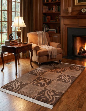 2' 8 x 5' 3 Hand Knotted Darya Wool Rug
