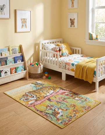 2' 2 x 3' 1 Tiger Whimsy Kids Rug