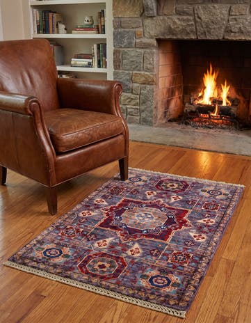 2' x 3' 2 Hand Knotted Mamluk Ziegler Rug