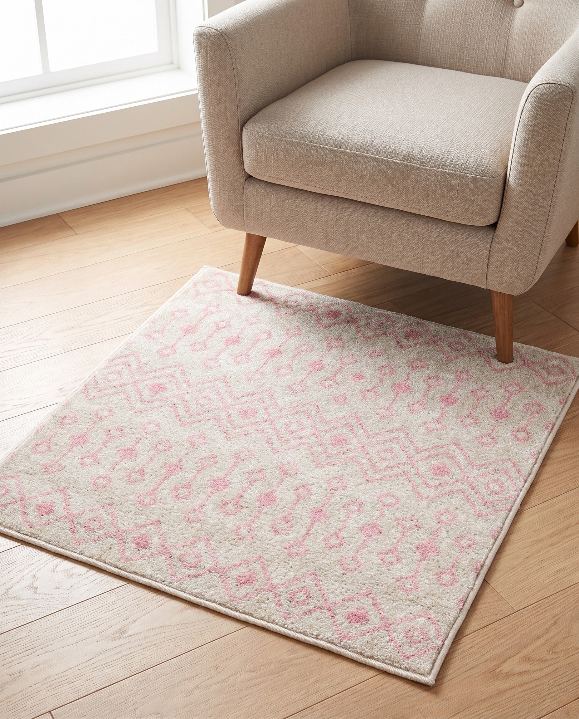 3' 3 x 3' 3 Moroccan Trellis Square Rug