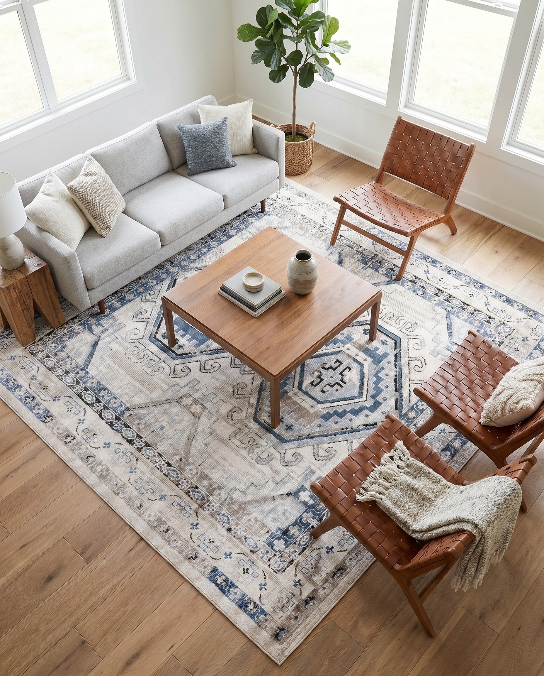 7' 10 x 7' 10 Charlotte Square Rug